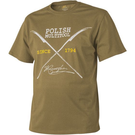 Koszulka T-shirt Helikon Polish Multitool Coyote