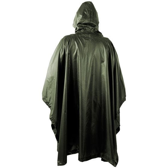 Poncho Przeciwdeszczowe Helikon Ripstop Oliwkowe