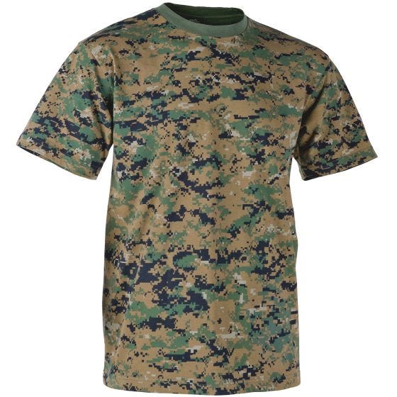Koszulka T-shirt Helikon USMC Digital Woodland