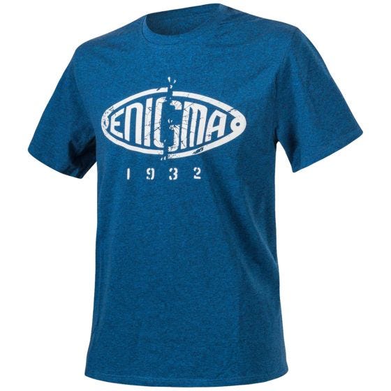 Koszulka T-shirt Helikon Enigma Melange Niebieska