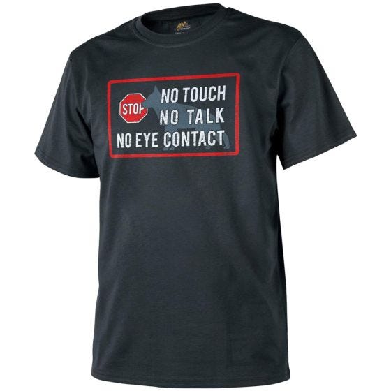 Koszulka T-shirt Helikon K9 - No Touch Czarna