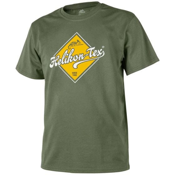 Koszulka T-shirt Helikon Road Sign Olive Green