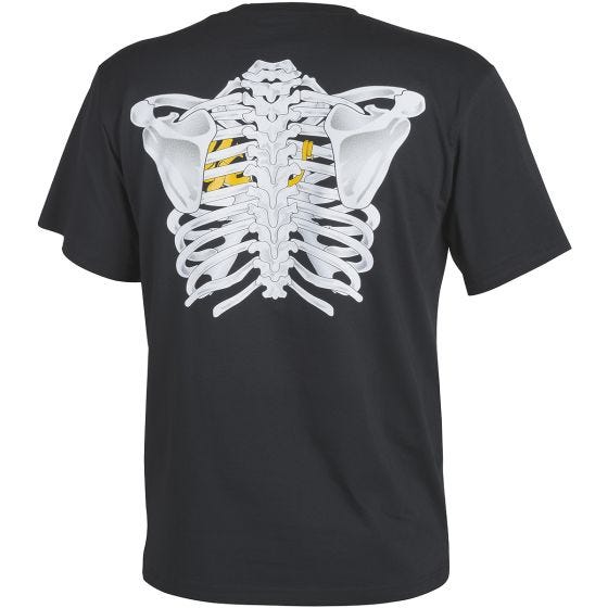 Koszulka T-shirt Helikon Kameleon w Klatce Piersiowej Czarna
