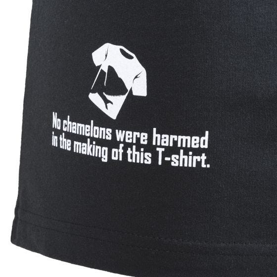 Koszulka T-shirt Helikon Kameleon w Klatce Piersiowej Czarna