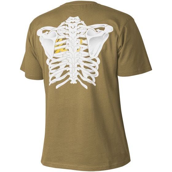 Koszulka T-shirt Helikon Kameleon w Klatce Piersiowej Coyote