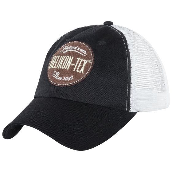 Czapka Bejsbolówka Helikon Trucker Logo Czarna