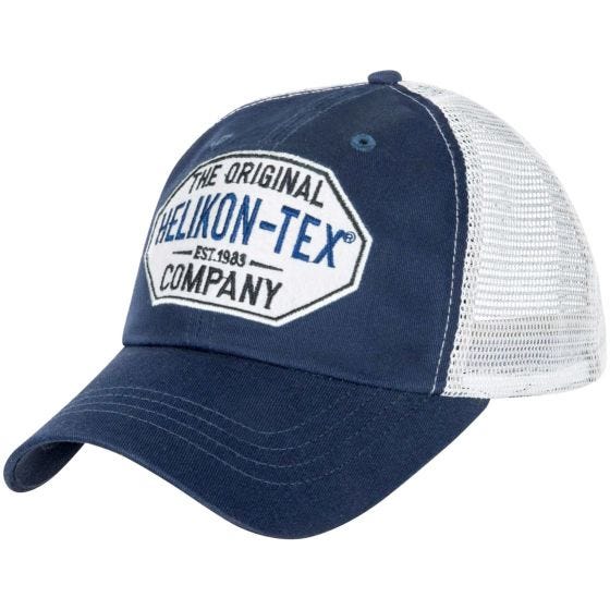 Czapka Bejsbolówka Helikon Trucker Logo Niebieska