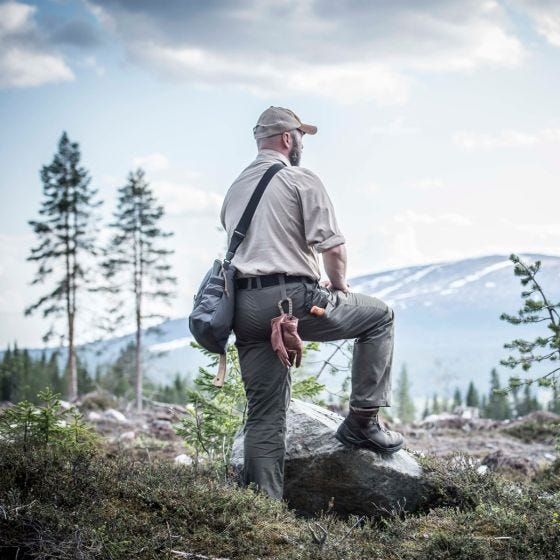 Spodnie Helikon Woodsman Cloud Grey / Ash Grey