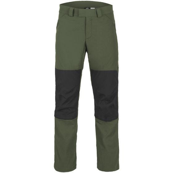 Spodnie Helikon Woodsman Taiga Green / Czarne