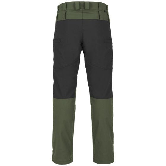 Spodnie Helikon Woodsman Taiga Green / Czarne