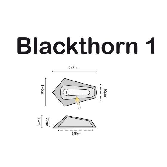 Namiot 1-osobowy Highlander Blackthorn 1 Hunter Green