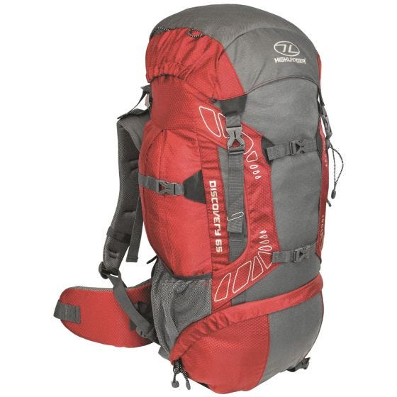 Plecak Highlander Discovery 65 Czerwony