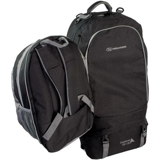 Plecak Highlander X-Plorer 45+15L Czarny