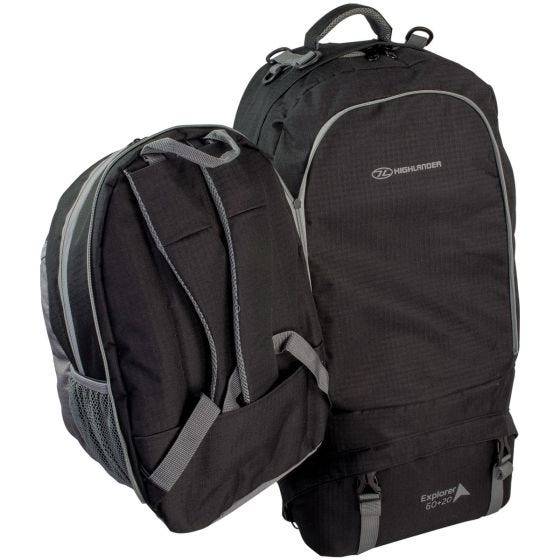 Plecak Highlander X-Plorer 60+20L Czarny