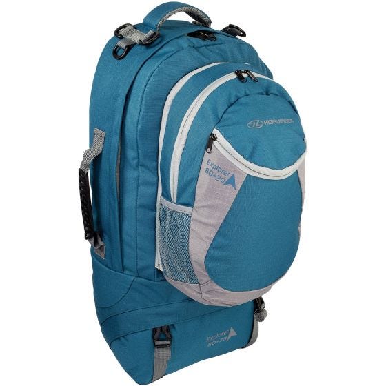Plecak Highlander X-Plorer 80+20L Niebieski
