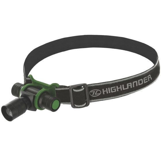 Latarka Czołowa Highlander Focus 3W LED Czarna