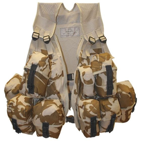 Kamizelka Taktyczna Highlander Infantry Assault Zapięcie Hiszpańskie DPM Desert