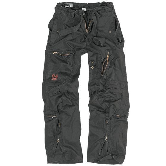 Spodnie Surplus Infantry Cargo Czarne