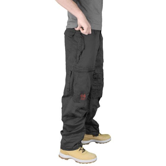 Spodnie Surplus Infantry Cargo Czarne