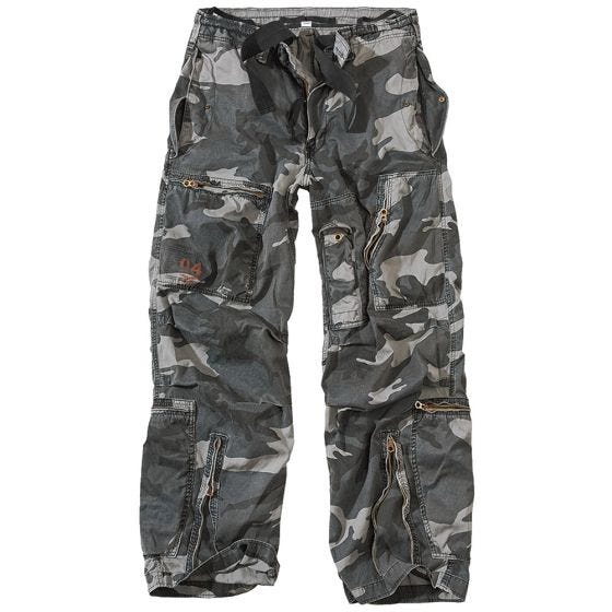 Spodnie Surplus Infantry Cargo Night Camo