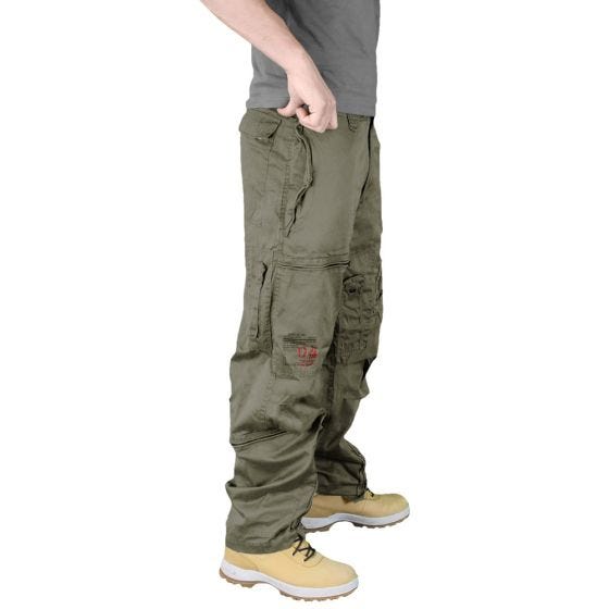 Spodnie Surplus Infantry Cargo Oliwkowe
