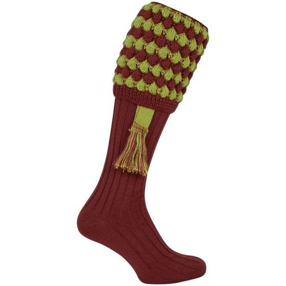 Skarpety Myśliwskie Jack Pyke Pebble Burgundy