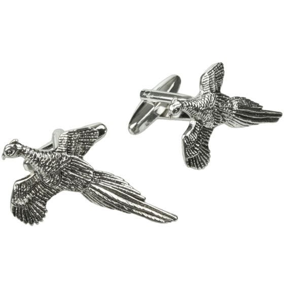 Zestaw Upominkowy Jack Pyke Krawat, Chusteczka I Spinki do Mankietów Pheasant Zielony