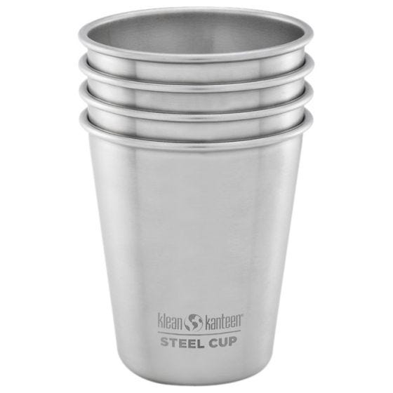 Zestaw Kubków Klean Kanteen 296ml 4 szt. Srebrny