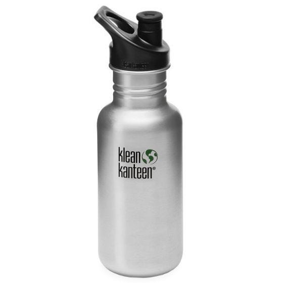 Butelka Klean Kanteen 532ml Sport Cap 3.0 Srebrna