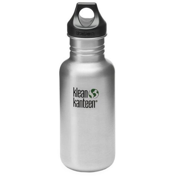 Butelka Klean Kanteen 532ml Loop Cap Srebrna