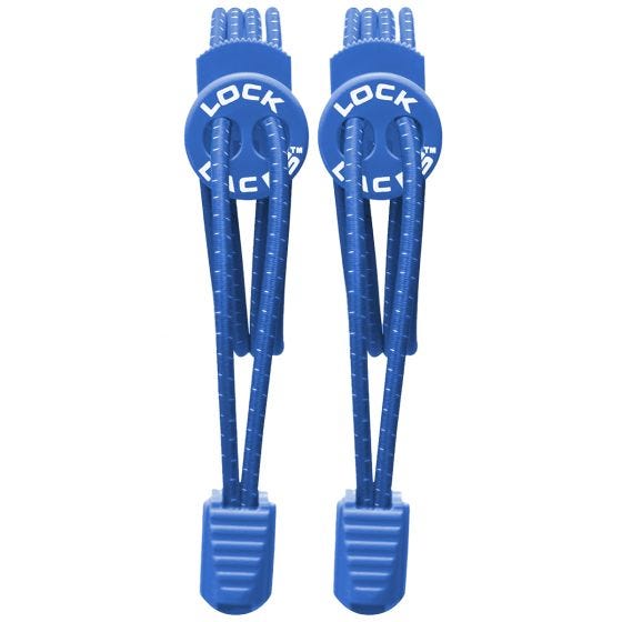 Sznurówki do Butów Lock Laces Elastyczne Royal Blue