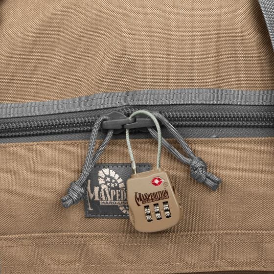 Kłódka Podróżna Maxpedition Tactical Luggage Lock Khaki