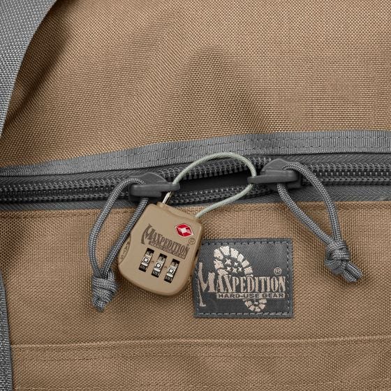 Kłódka Podróżna Maxpedition Tactical Luggage Lock Khaki