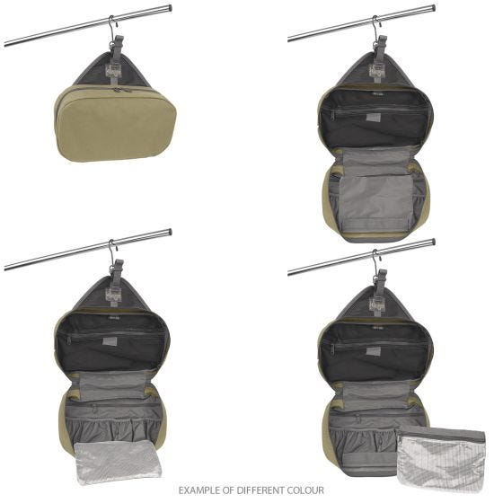 Kosmetyczka Organizer Maxpedition Tactical Toiletry Bag Czarna
