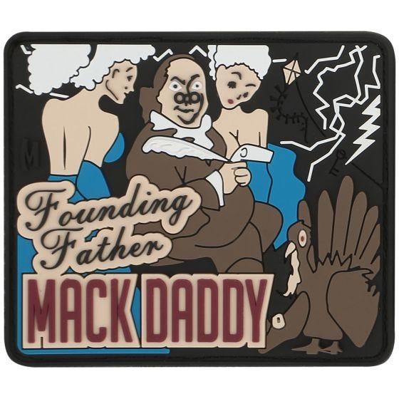 Naszywka Maxpedition Ben Franklin Mack (Kolor)
