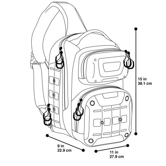 Torba Maxpedition Edgepeak Ambidextrous Sling Pack Szara