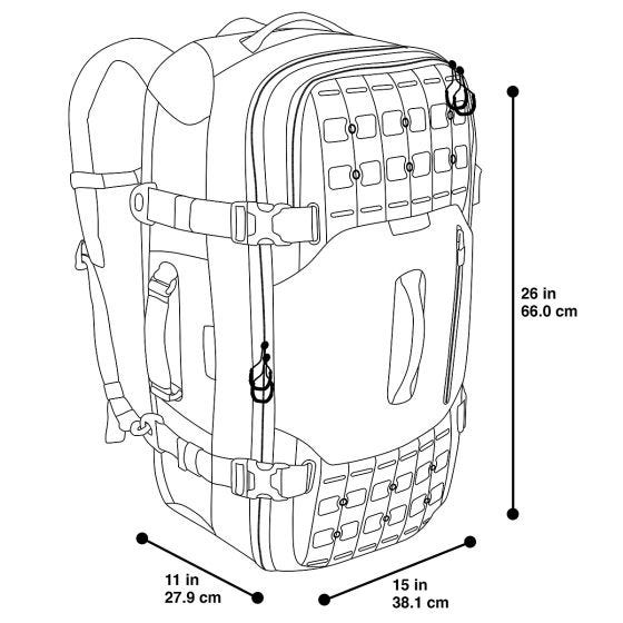 Torba Maxpedition Ironstorm Adventure Travel Czarna