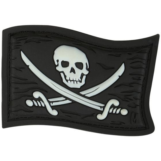 Naszywka Maxpedition Bandera Piracka (Świeci w ciemności)