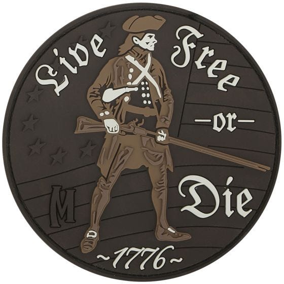 Naszywka Maxpedition Live Free or Die (Arid)