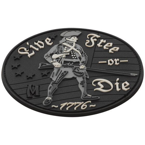 Naszywka Maxpedition Live Free or Die (SWAT)