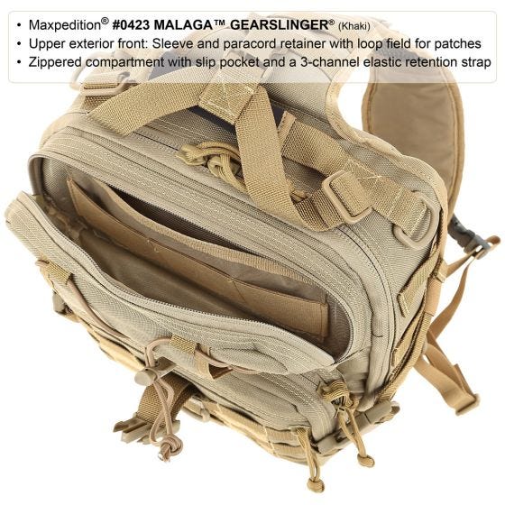 Torba Maxpedition Malaga Gearslinger Czarna