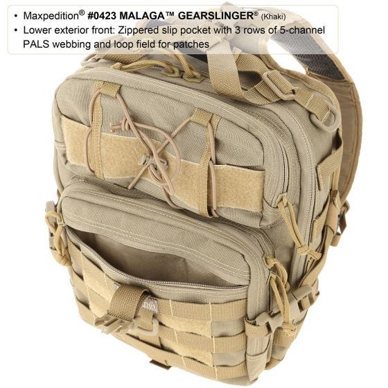 Torba Maxpedition Malaga Gearslinger Czarna