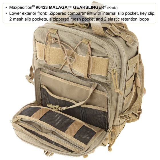 Torba Maxpedition Malaga Gearslinger Czarna