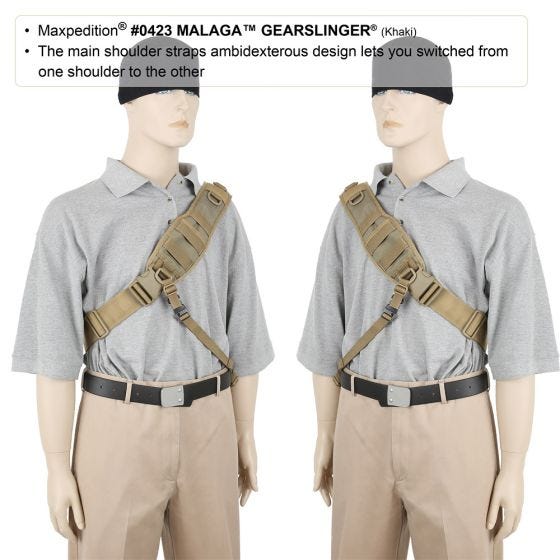 Torba Maxpedition Malaga Gearslinger Czarna
