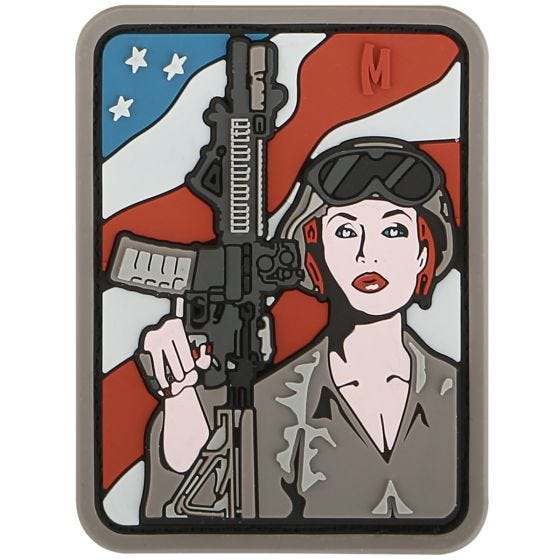Naszywka Maxpedition Soldier Girl (Arid)
