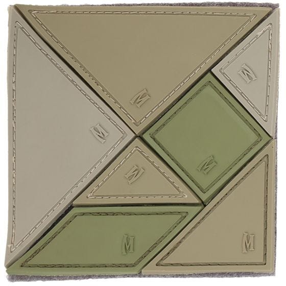 Naszywka Maxpedition Tangram 7-Piece (Arid)