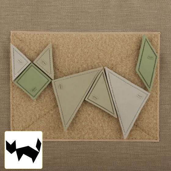 Naszywka Maxpedition Tangram 7-Piece (Arid)