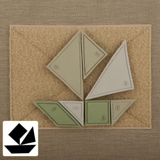 Naszywka Maxpedition Tangram 7-Piece (Arid)