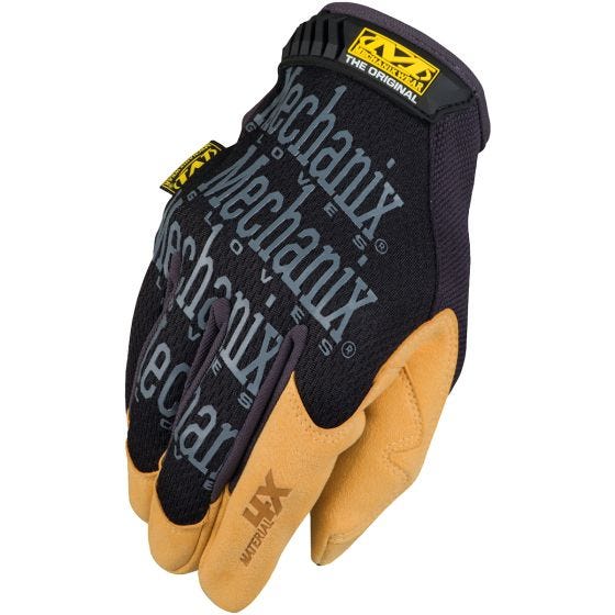Rękawice Taktyczne Mechanix Wear Material4X Original Czarno-Beżowe