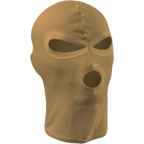 Kominiarka MFH 3 Otwory Bawełna Coyote